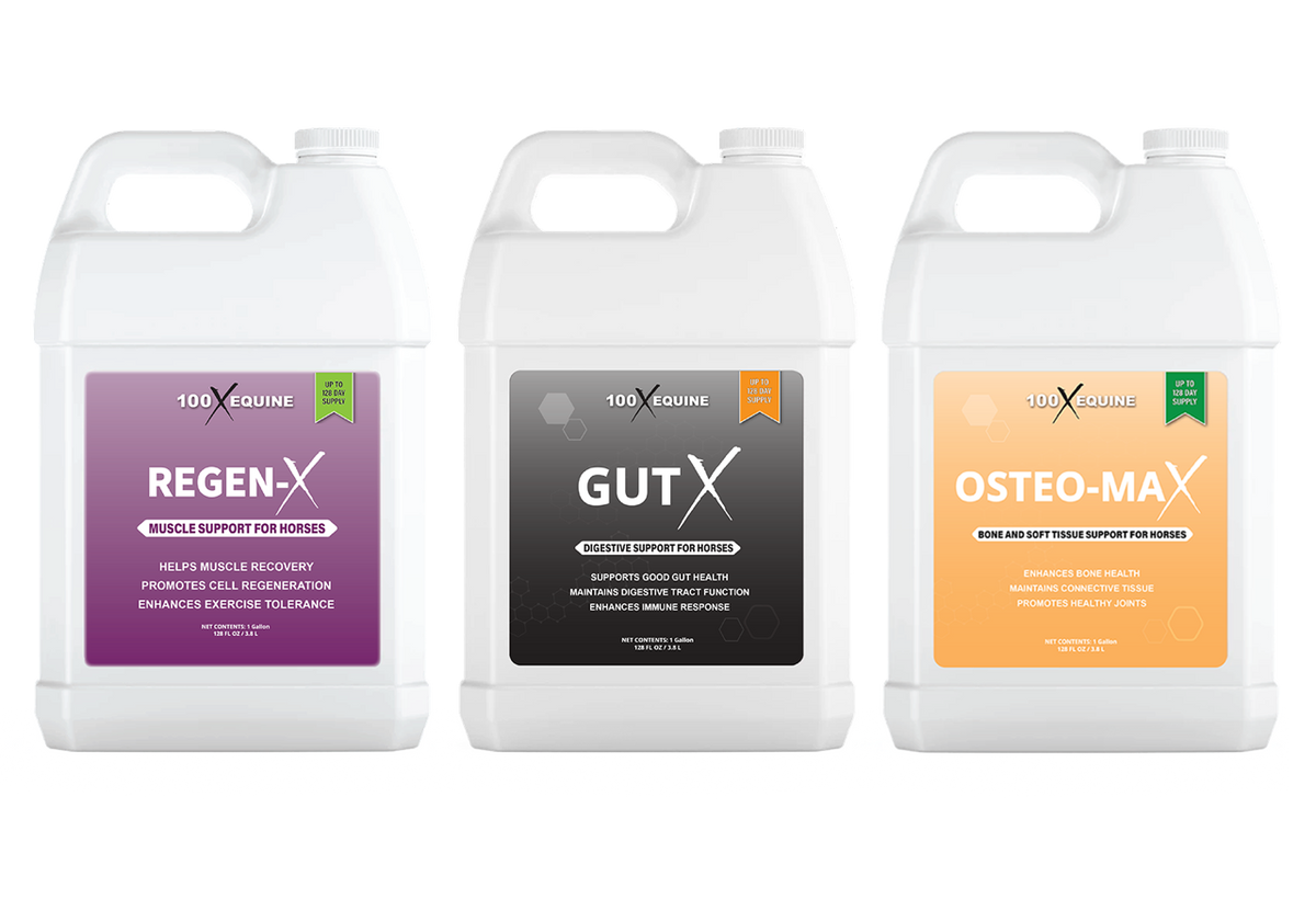 RegenX, Gut X & OsteoMAX » 49 Savings 100X Equine, LLC