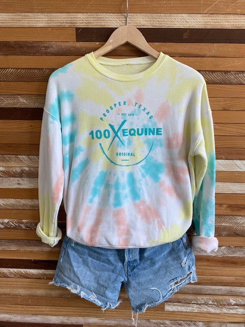 Pastel Tie Dye Crewneck Sweatshirt