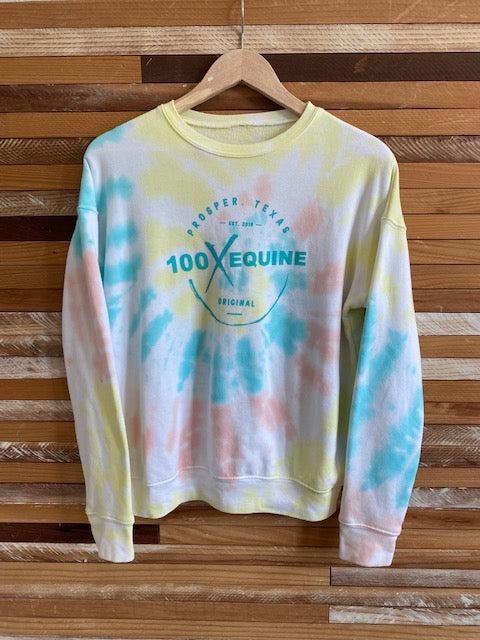 Pastel Tie Dye Crewneck Sweatshirt