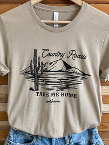 "Country Roads Take Me Home" t-shirt