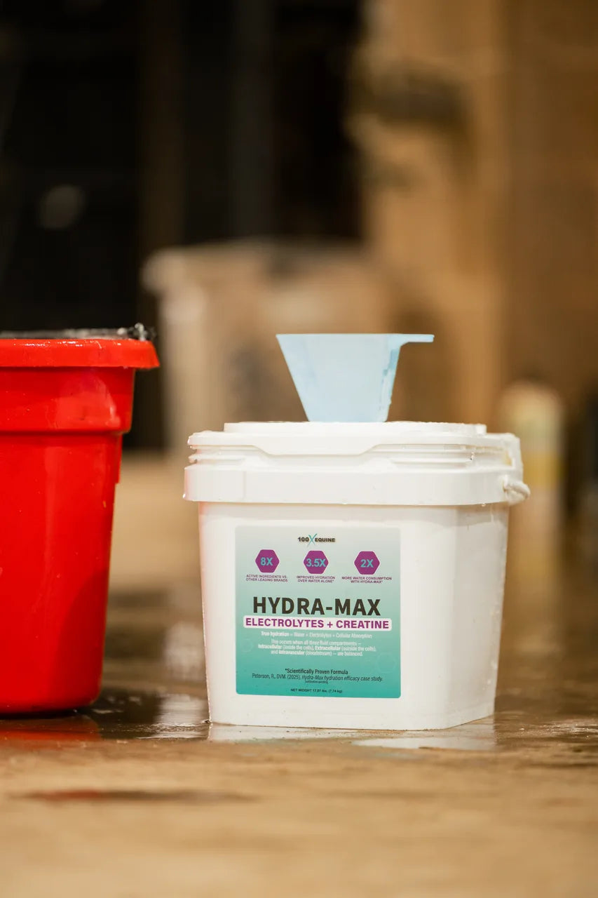 Hydra-MAX tub beside a water bucket